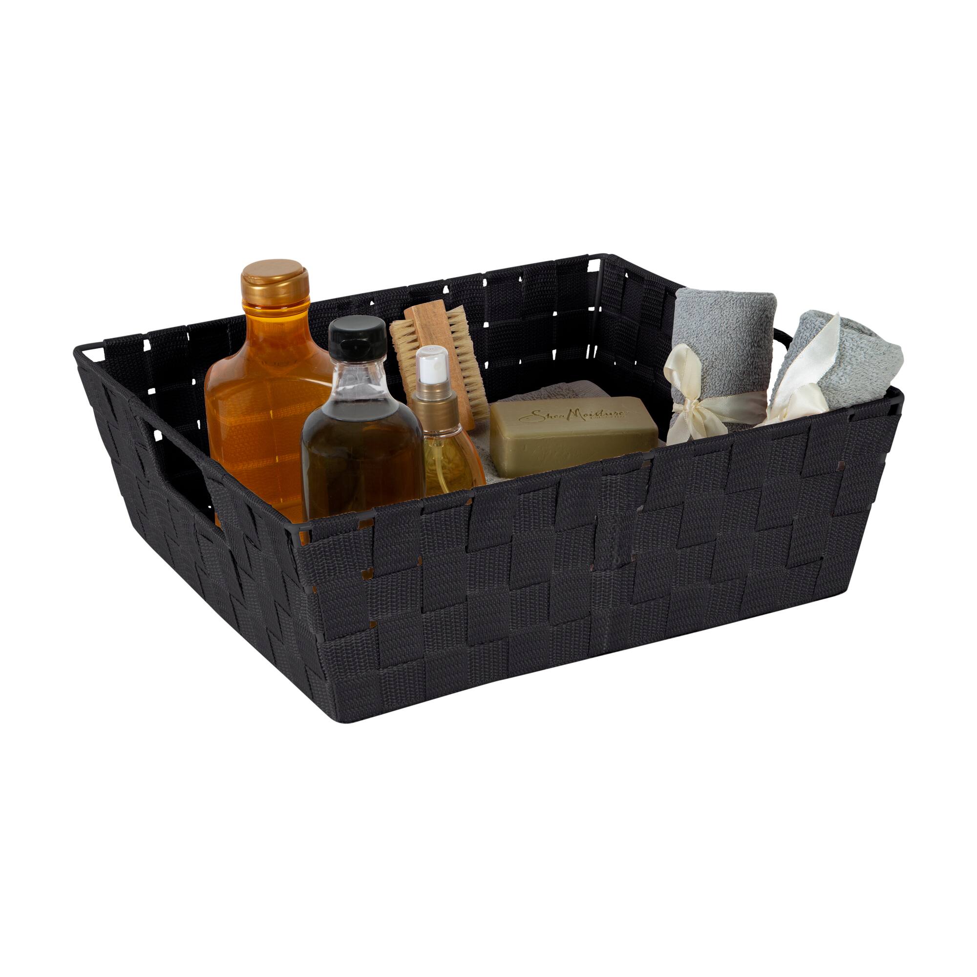 Simplify Large Woven Storage Shelf Bin
